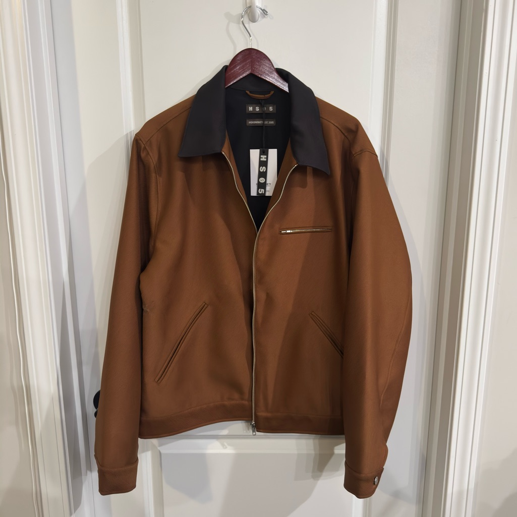 Highsnobiety Twill Rancho Jacket In Brown — image 3 of 8